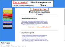 Tablet Screenshot of dienstleistung-plauen.de